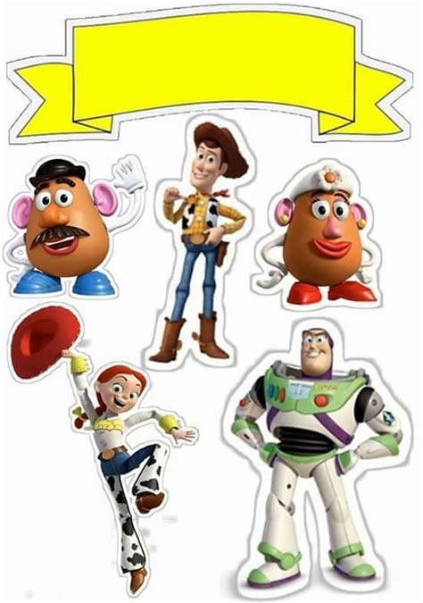 Printable Toy Story Centerpieces Toy Story Cake Topper Toy Etsy Toy