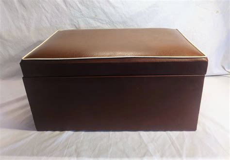 Toy Box Leather Trunk