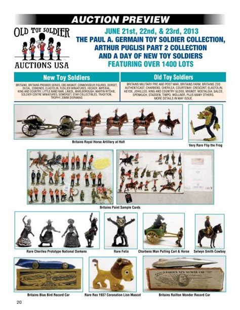 toy soldier auctions in march 2024