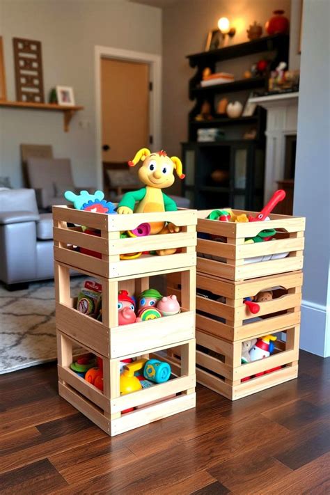 Toy Storage With Crates