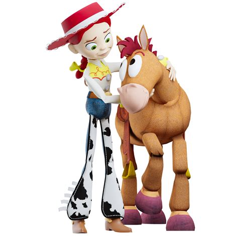 toy story jessie and bullseye png