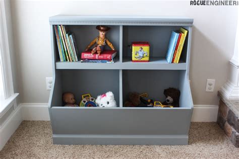Toybox and Bookshelf in a Child's Room