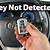 toyota sienna key detected in vehicle