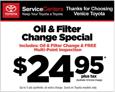 Toyota Synthetic Oil Change Coupon – Get Savings On Your Next Service