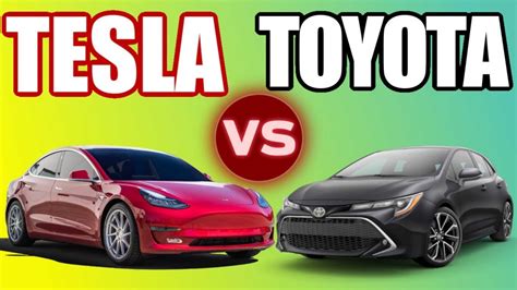 Toyota Vs Tesla: The Battle Of The Titans