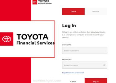 toyota lexus financial services login