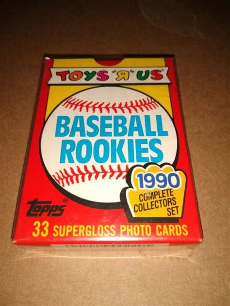 toys r us topps 1990 baseball rookies