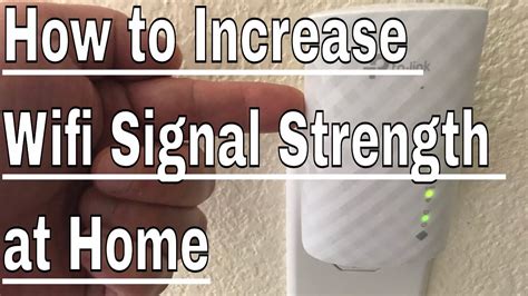 tp-link how to increase signal strength
