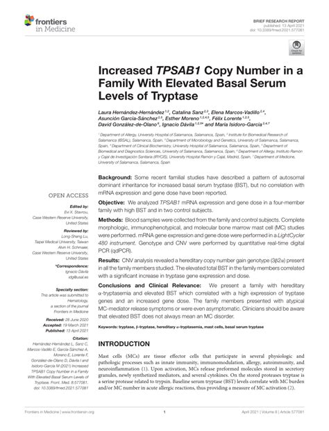 Tpsab1 Copy Number