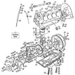 TR7 Plate 1I05L FUEL SYSTEM Front Carburettor Details JAPAN/USA up