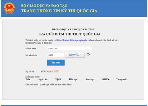 tra cứu điểm thi thpt quốc gia 2023 huế