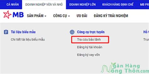 tra cứu bảo lãnh mb