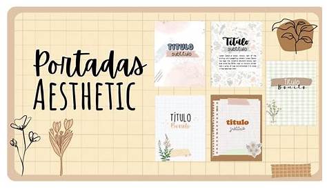 Aesthetic Plantillas Para Portadas En Word Jhayrshow - Vrogue