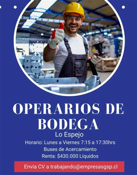 trabajos operarias bodega san andres