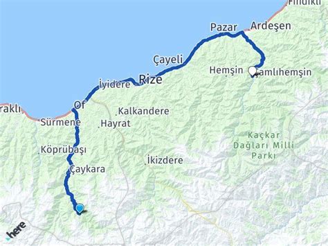 Trabzon Ayder Arası Kaç Saat Sürer