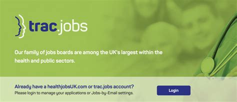 trac jobs uk sign in
