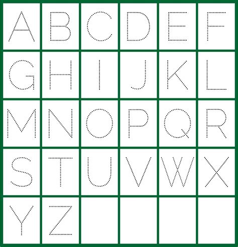 Trace Letters Printable Free: A Comprehensive Guide For Parents And Teachers