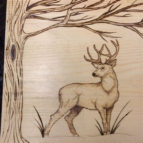 Resting the Reigns Pyrography on pine. 11 x 8.5 Chris Wulff Flickr