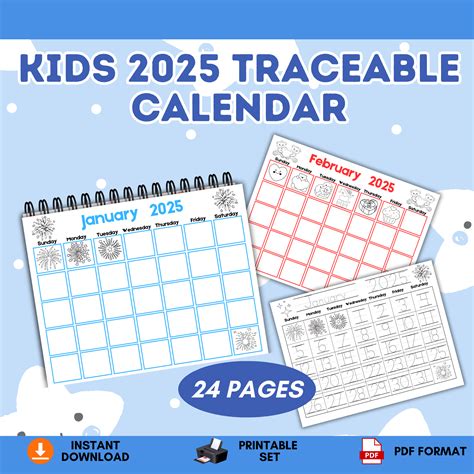 Traceable Calendar 2025