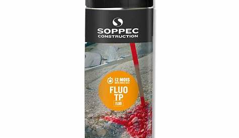 Traceur de chantier fluorescent FLUO TP 500 ml de couleur