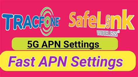 tracfone 5g apn settings