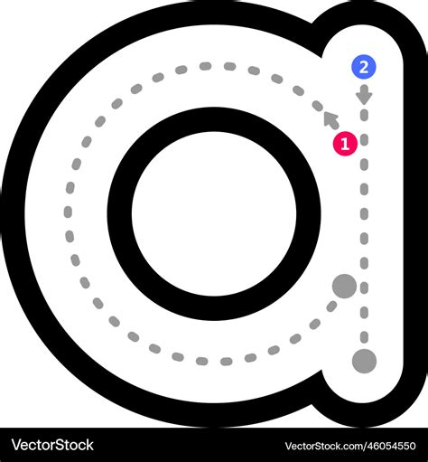 tracing letter a lowercase printable template