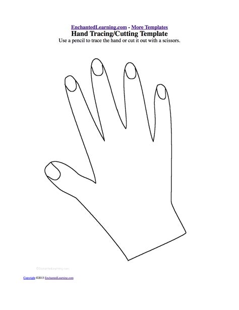 Tracing Of A Hand