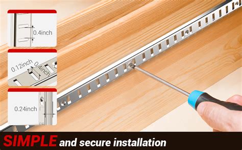 Track For Adjustable Shelves