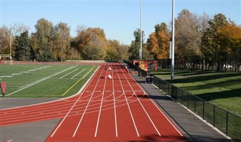 Track Lane Width High School