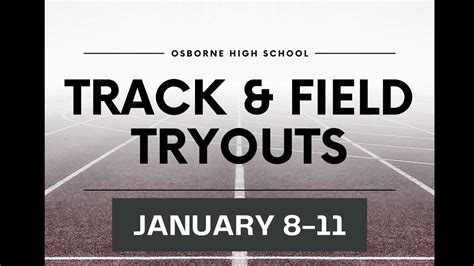 Track Tryout Tips