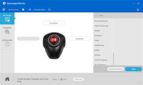 Trackball Kensington Software