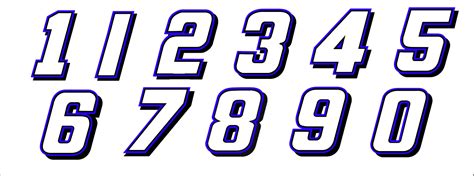 trackhouse racing number set