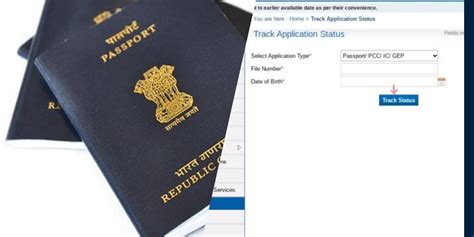 tracking new passport