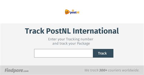 tracking number post nl