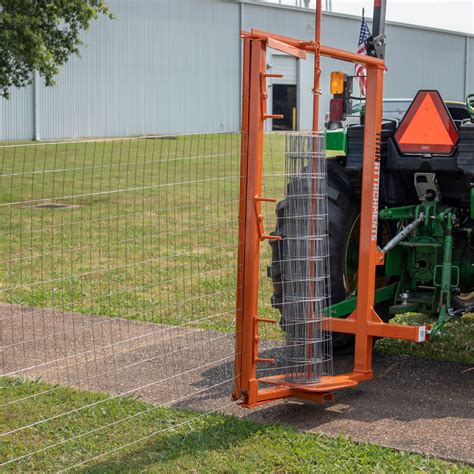 Tractor Attachment For Fencing