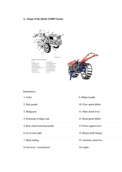 Tractor Definition Of Terms