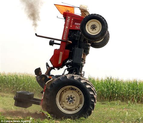 Tractor Doing A Wheelie