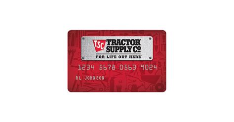 tractor supply company business credit card