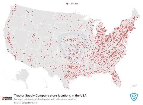 tractor supply company store locations map