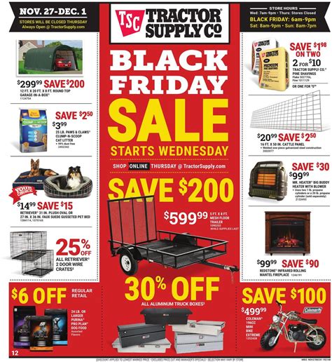 tractor supply store black friday