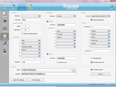 Tracxer Code Reader Software