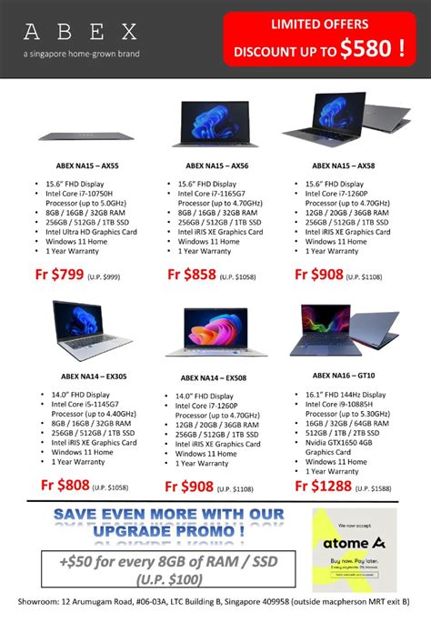 trade in laptop for new laptop singapore