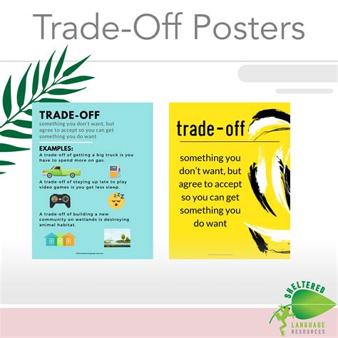 Trade Off Examples