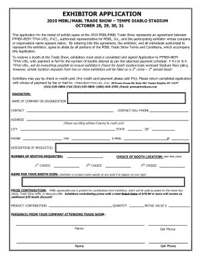 Trade Show Application Template