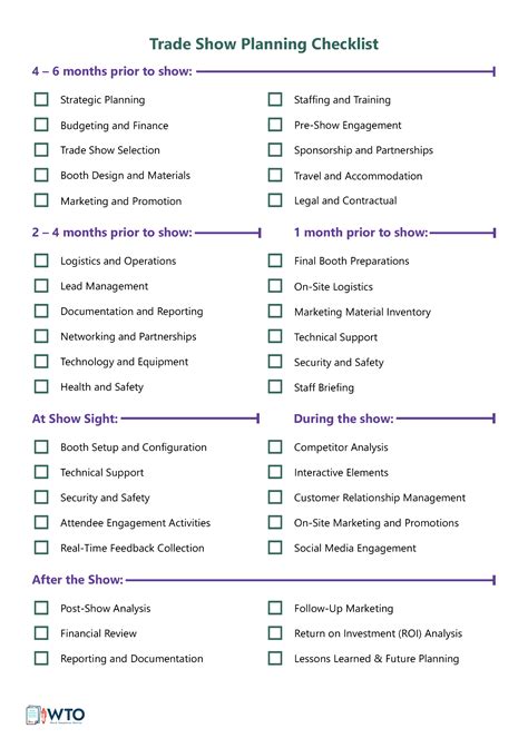 The Ultimate Trade Show Checklist Event marketing, Trade show, Checklist