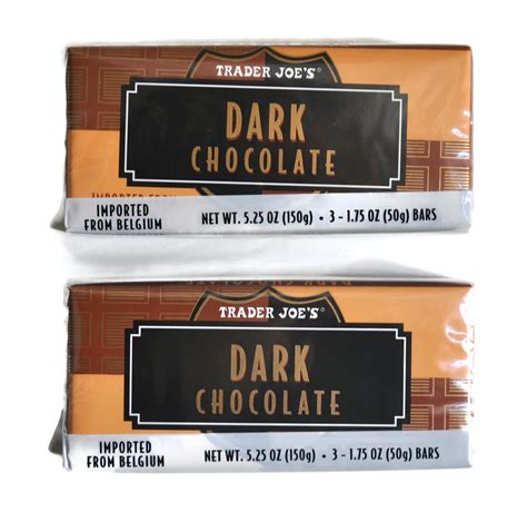 trader joe's belgian dark chocolate bars