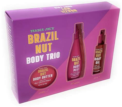 trader joe's brazil nut body trio