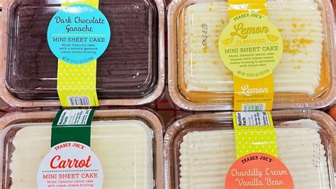 Trader Joe's Cake Sampler