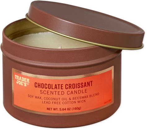 trader joe's chocolate croissant candle