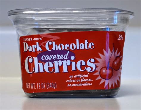 trader joe's dark chocolate cherries